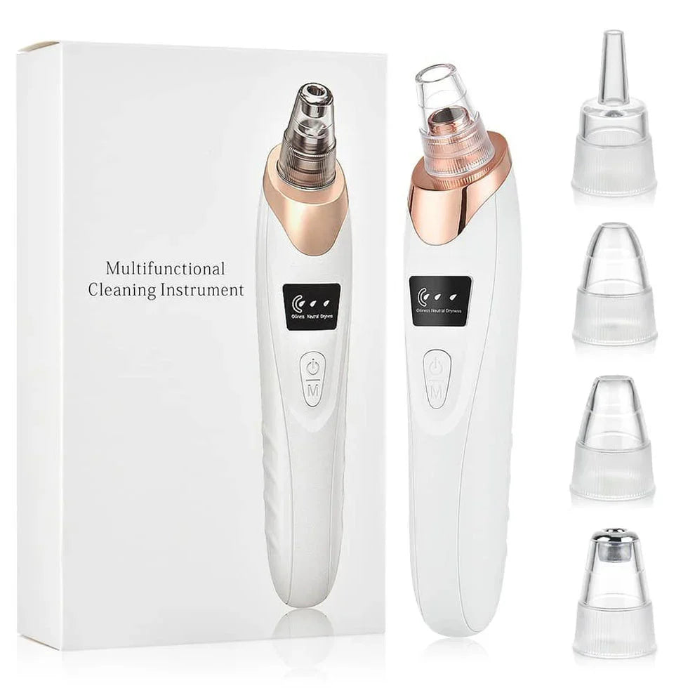 5-in-1 Rechargeable Blackhead Remover – Deep Pore Facial Vacuum
