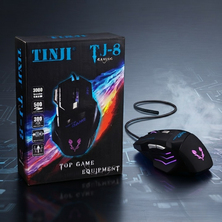 TINJI TJ-8 Wired RGB Gaming Mouse