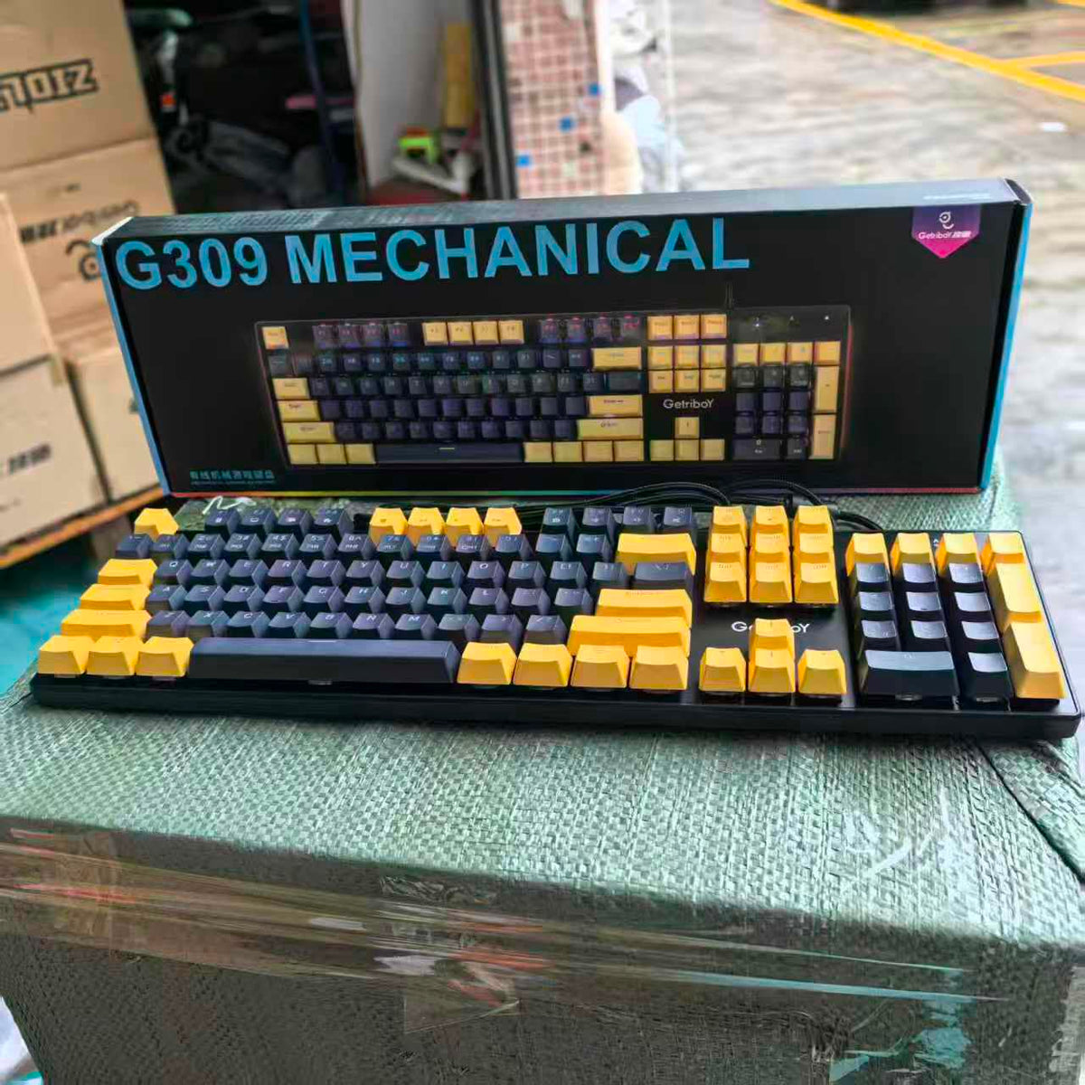 Everforest G-309 Wired Mechanical Gaming RGB Keyboard