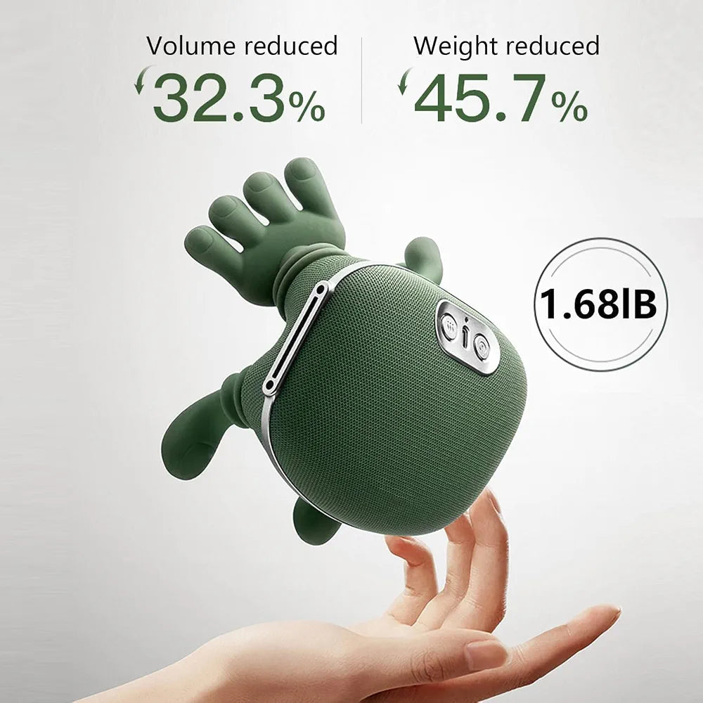 Smart Finger Pressure Neck Massager – 4D Shiatsu Massage with Soothing Heat