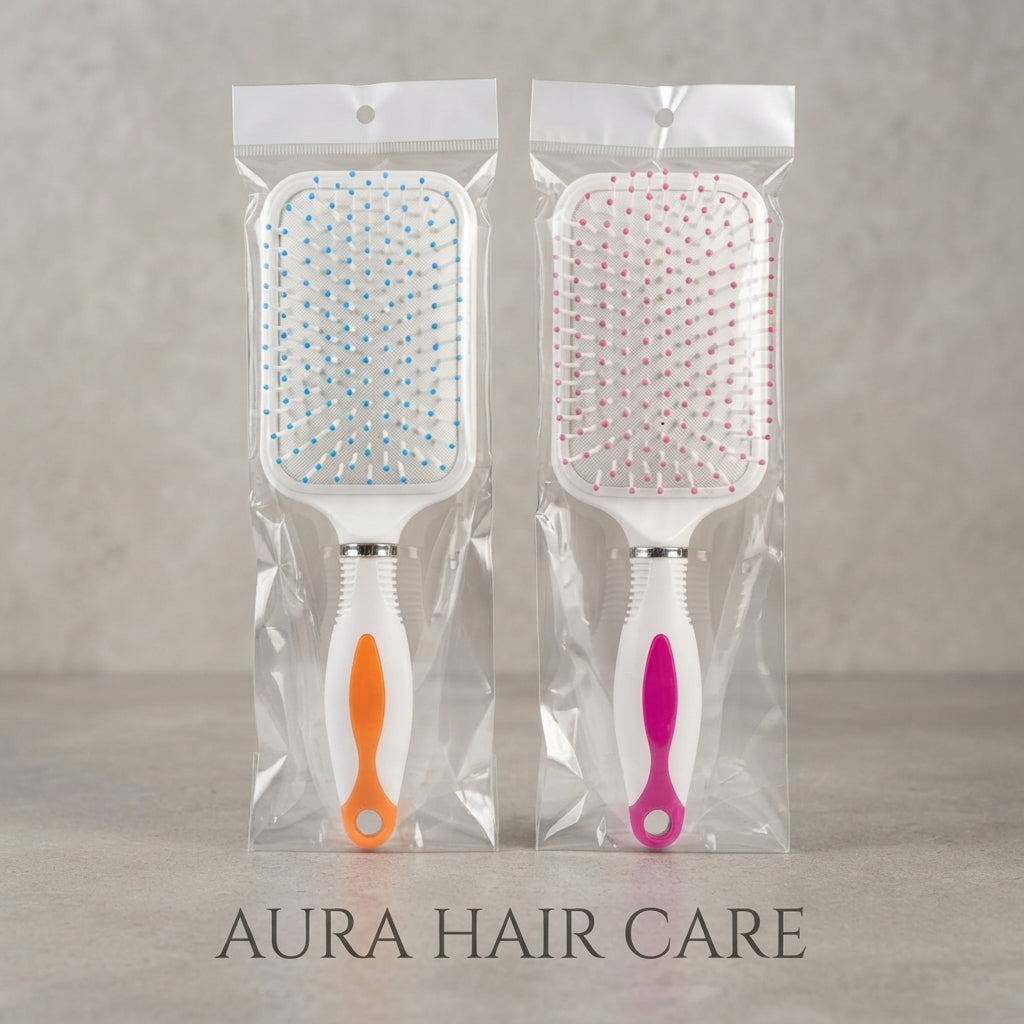 Aura Hair Care Paddle Brush – Smooth Detangling &amp; Easy Styling