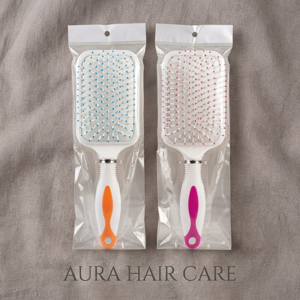 Aura Hair Care Paddle Brush – Smooth Detangling &amp; Easy Styling