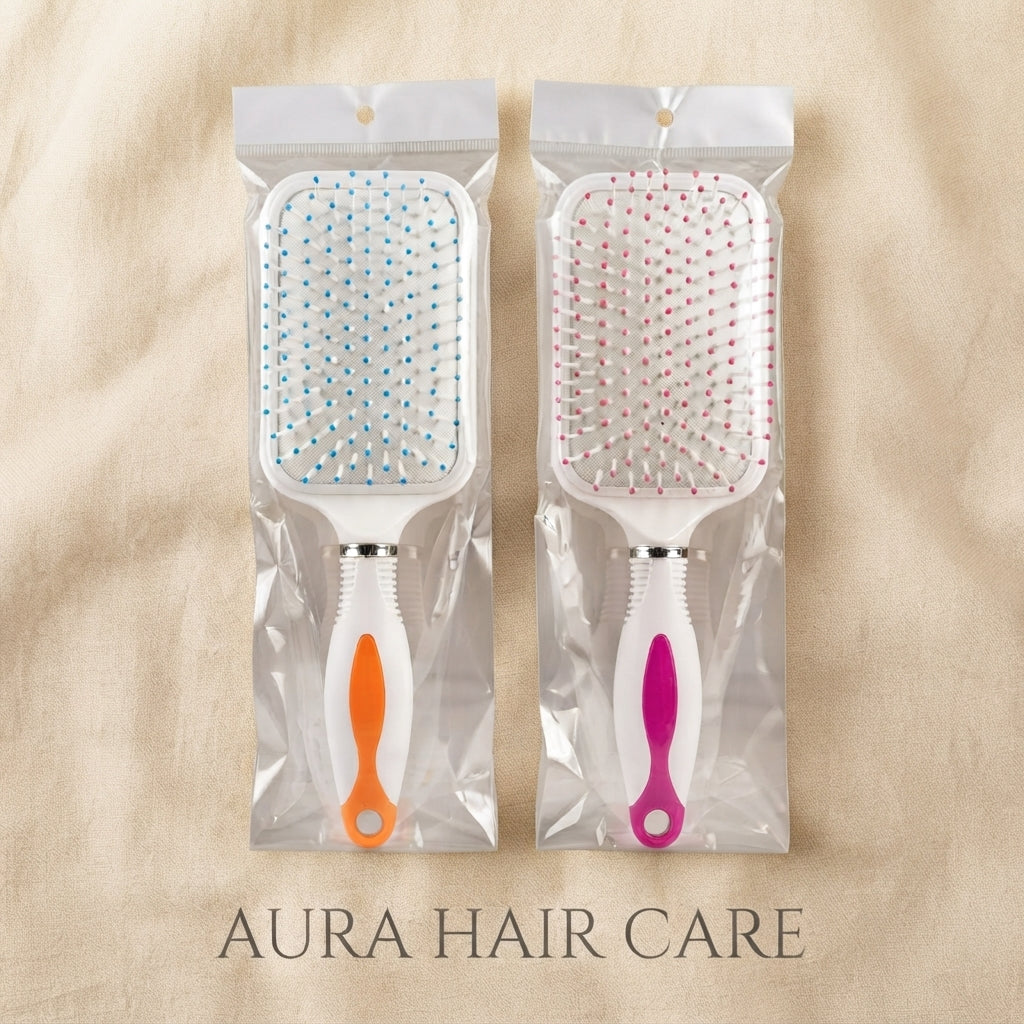 Aura Hair Care Paddle Brush – Smooth Detangling &amp; Easy Styling