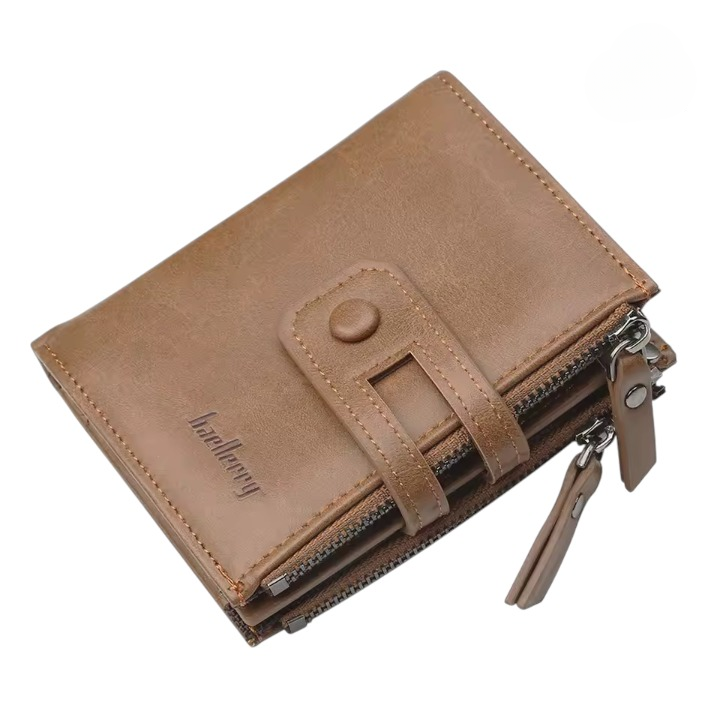 Premium Buffalo Leather Trifold Wallet for Men – RFID Blocking